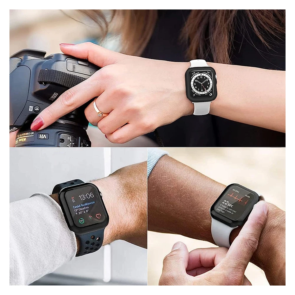 Gehärtetes Glas + Hülle für Apple Watch Ultra 3 2 49 45 41 40 – Bild 4
