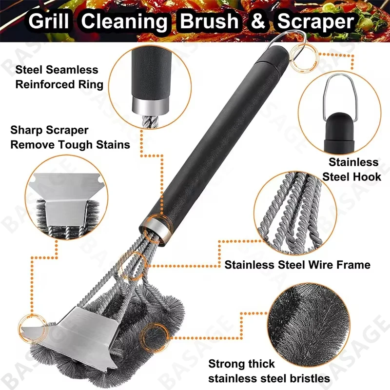 Sichere Grillbürste – borstenfreie Grillbürste – Bild 5