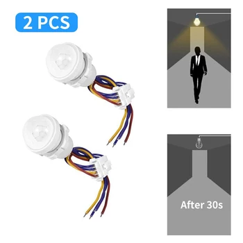 Intelligenter PIR-Sensor-Detektor-Schalter, Infrarot-Bewegungsmelder für Automatisches Ein-/Ausschalten, 110V