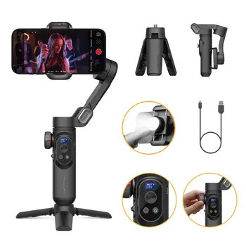 AOCHUAN Smart XPro Smartphone 3-Achsen-Gimbal-Stabilisator für iPhone und Android Smartphone-Aufnahmevideo