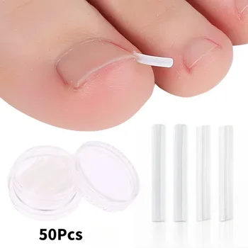 Gebogene Zehennagelpflege-Tools Elastische Nagelfolien-Aufkleber Formgebende Clips (50 Stück)