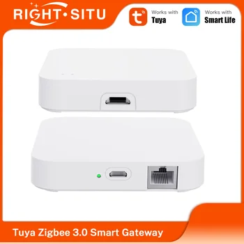Tuya ZigBee 3.0 Smart Hub, kabellose/kabelgebundene Gateway-Brücke für App-Sprachfernbedienung, funktioniert
