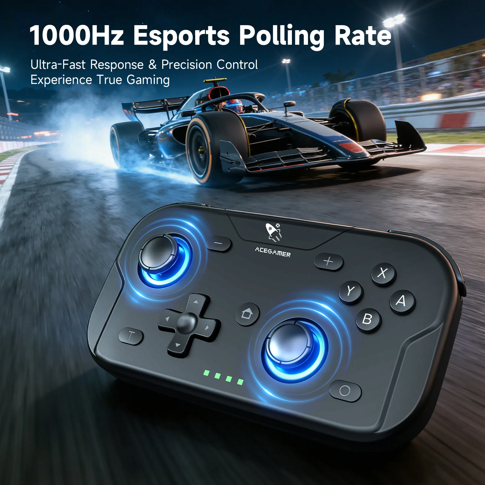 AceGamer Pocket Game Controller Tragbare Hall-Joysticks 1000 – Bild 4