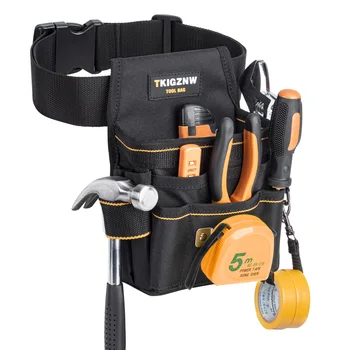 TKIGZNW Werkzeuggürtel, Werkzeugtasche, Werkzeuggürteltasche/Utility-Gürtel/Arbeitsschürze für Schreiner