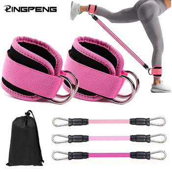 Knöchelriemen, Widerstandsbänder, Set, Fitness, Workout, Trainingsgeräte, Knöchelgewicht, Yoga, elastisches