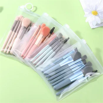 Weiches, flauschiges Make-up-Pinsel-Set für Kosmetika, Foundation, Rouge, Puder, Lidschatten (8 Stück)