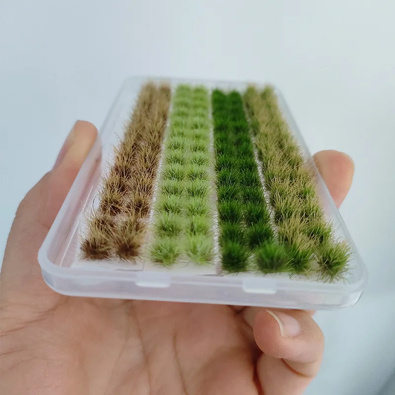 4 Farben/104 Stufen Modellgrasbüschel für – Bild 5