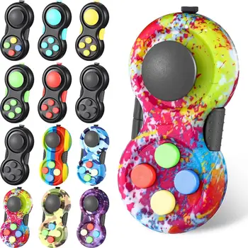Fidget Pad Retro Classic Fidget Controller Handheld Fidget Game Controller Fun Fidget Pad Packs Classic Fidget