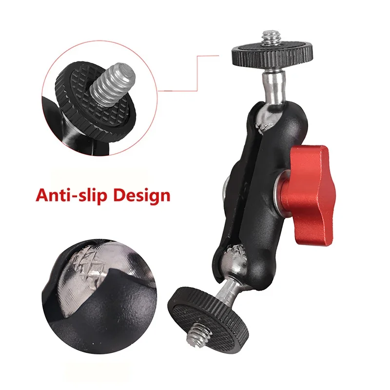 Kamera-Metall-Superklemme mit Doppelkugelkopf Magic Arm für – Bild 3