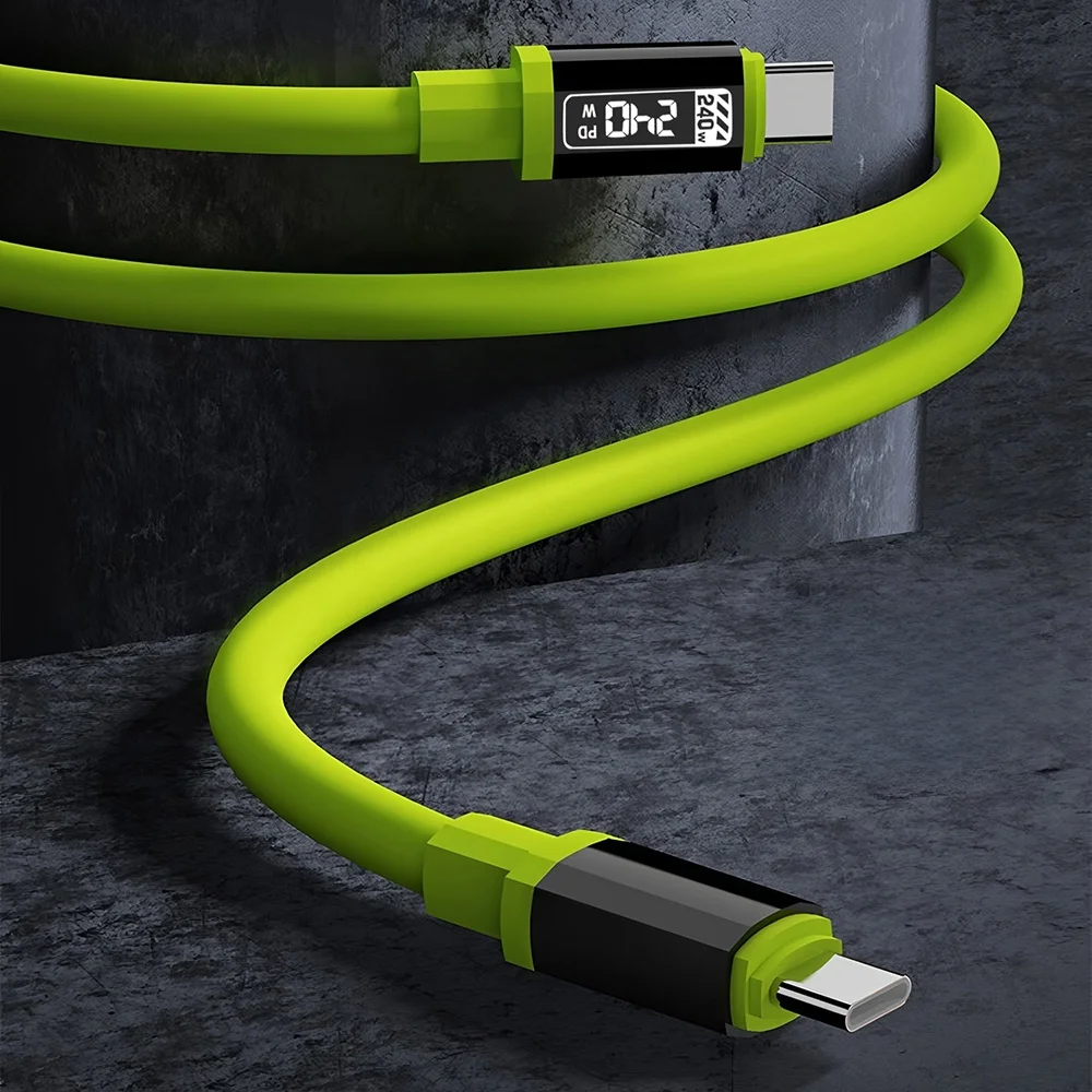 USB-C auf USB-C Kabel 240 W PD, Schnellladen und Daten – Bild 2