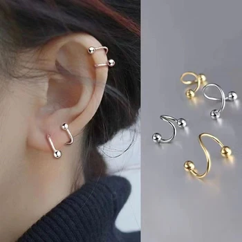 Damen-Spiralohrringe, Piercing-Schmuck, Mehrzweck-Körperschmuck - Lippen, Nase, Septum, Tragus, Rook, Labret