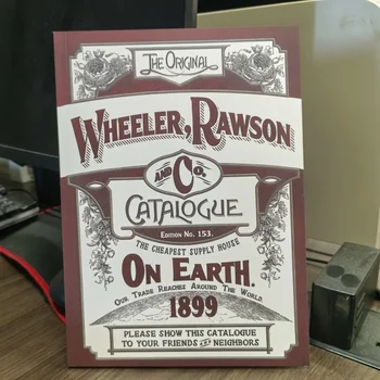 Co. Videospiel-Requisiten Replika Wheeler Rawson Katalog Cosplay Wheeler Rawson Arthur Morgan Tagebuch