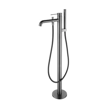 Design Hotelprojekt Messing-Badewannenarmatur mit Handbrause