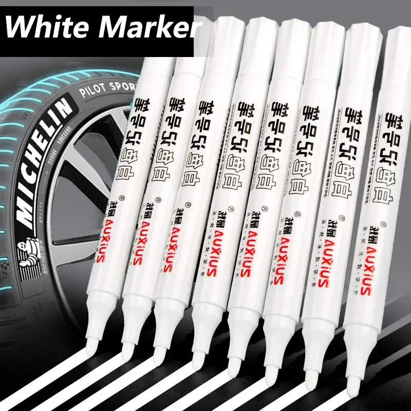 1–10 Stück weiße Markierungsstifte, 2,0 mm, ölig
