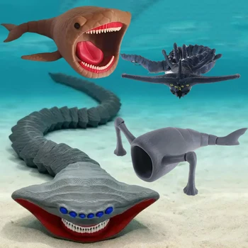 3D-Druck Sea Eater Bloop Gran Maja Actionfigur Modell Spielzeugpuppe Weihnachtsgeschenk Bewegliche