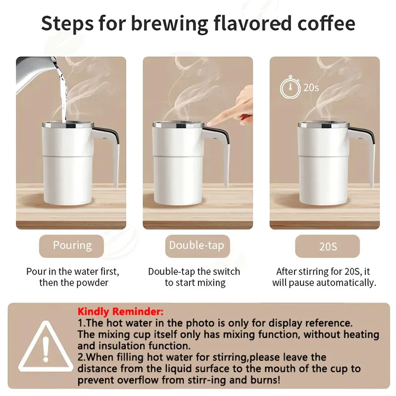 380ML Elektrische Kaffee Selbst Mischen Becher IP67 – Bild 5