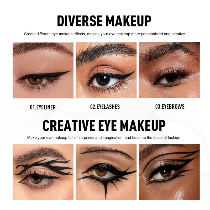 5 Teile/satz Glatte Flüssige Eyeliner Stift, Wasserdicht – Bild 6