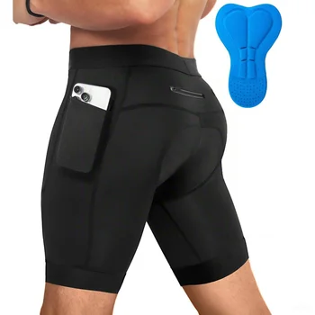 Performance-Radhose für Herren mit 3D-Polster, atmungsaktive, schnell trocknende Radhose für Straße und Berg