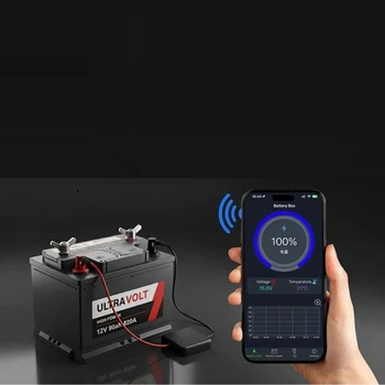 Hohe Präzise Auto Batterie Monitor BM9 Batterie Kapazität Anzeige Tool Für Spannung Strom Temperatur Messung