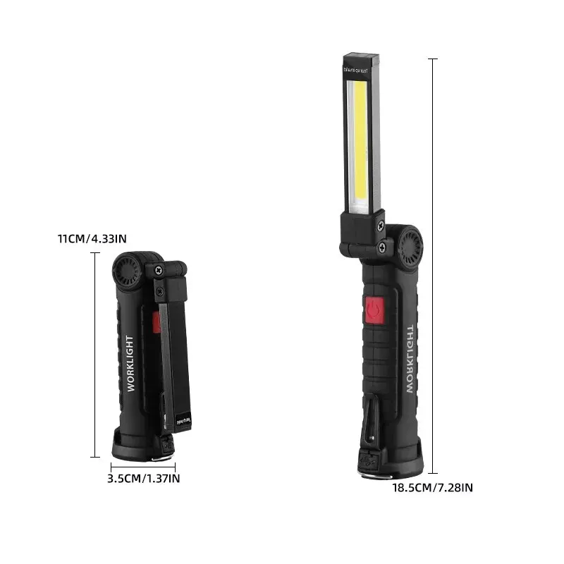 USB wiederaufladbare Camping-LED-Taschenlampe – Bild 2