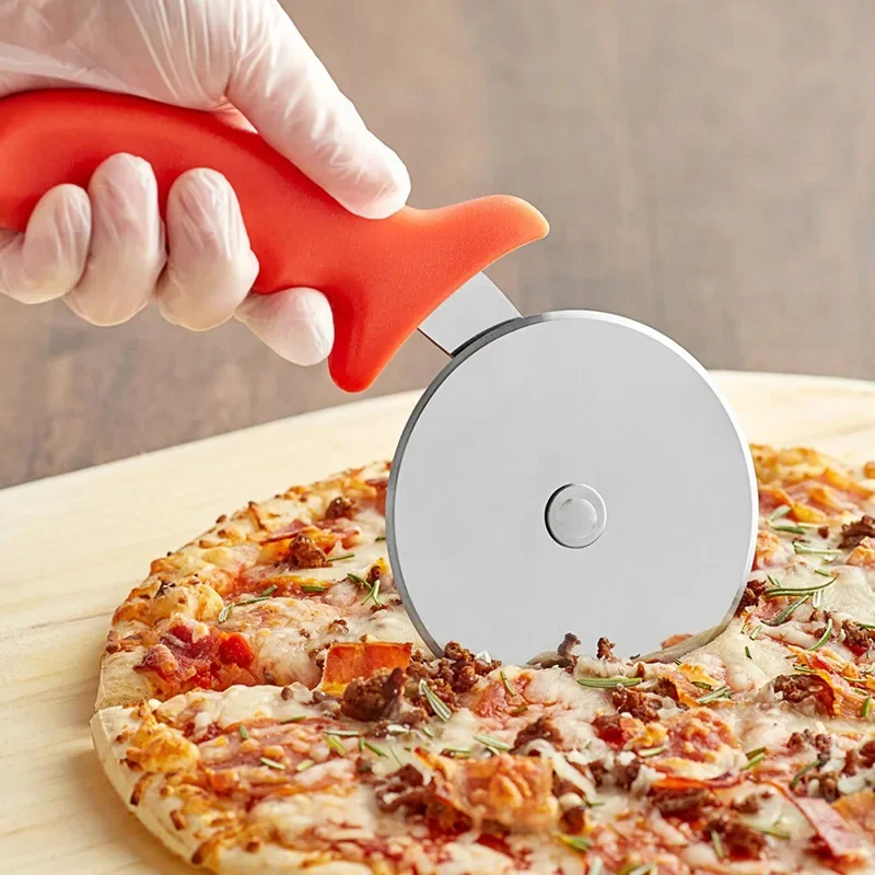 Neue Pizza Schneider Küche Zubehör Edelstahl Gebäck Roller – Bild 4