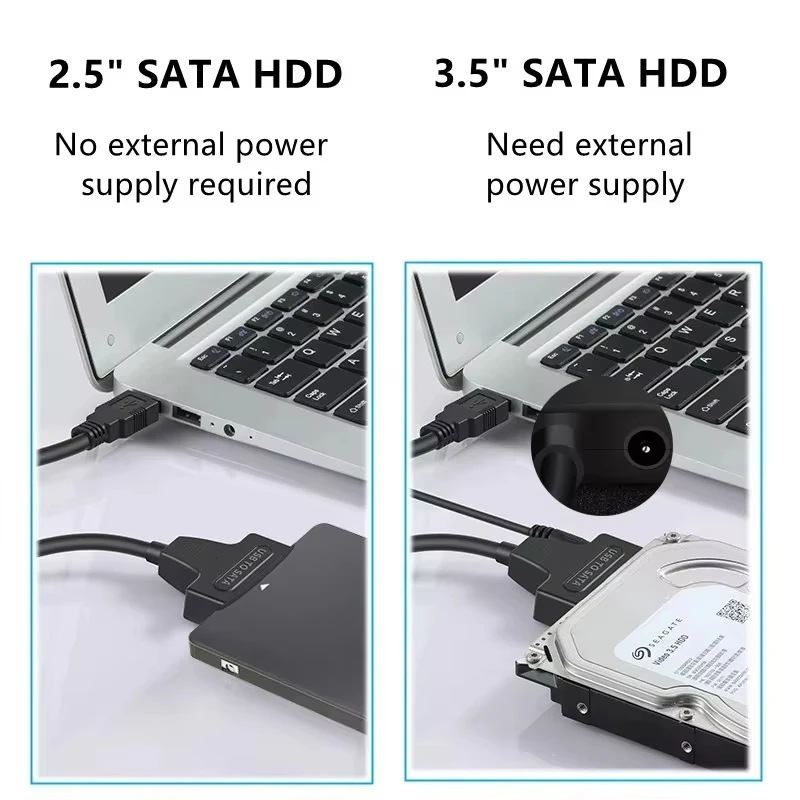 SATA zu USB 3.0 Kabel SATA III Festplatten-Adapter-Konverter – Bild 4
