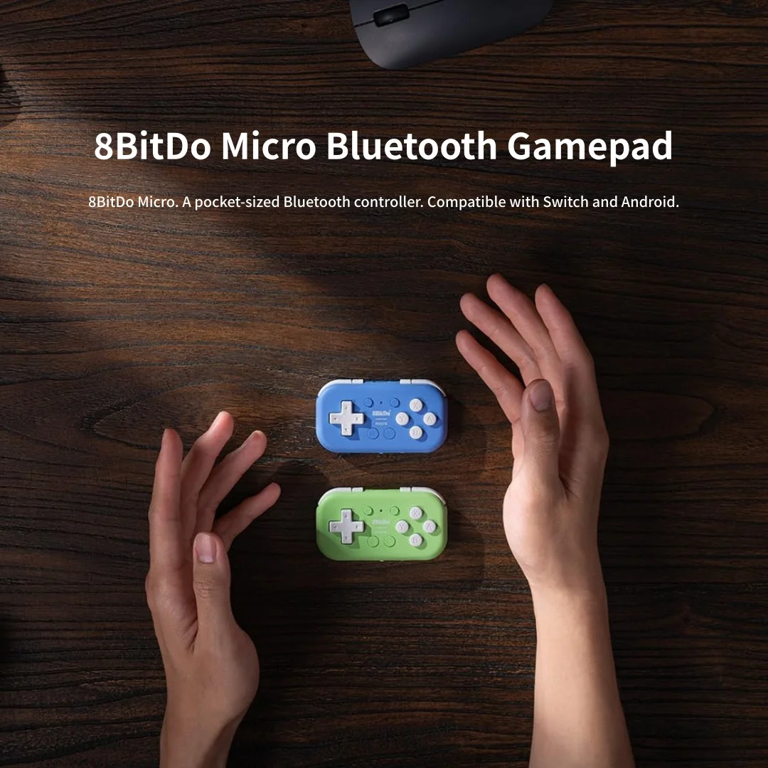 8BitDo Micro Bluetooth Gamepad Mini Controller Unterstützung – Bild 3