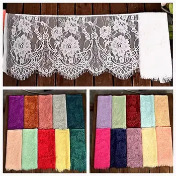 3 Mt/los Frankreich Wimpern lace trim Unterwäsche nähen stoff DIY hochzeit dekoration dekorative spitze