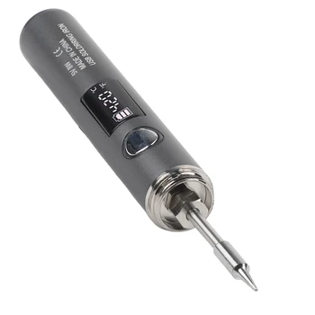 Digitales Display-Lötkolben-Set, einstellbare Temperatur, schnelles Aufheizen, USB-betrieben