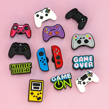 Schuh-Charms, Spielkonsole, Gamepad, Schuhdekorationen, Anstecknadeln für Männer, Jungen, Geschenke