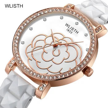 Damenarmbanduhren, Keramikuhren, Top-Marke, luxuriöse Damenarmbanduhr, wasserdicht, Damenuhr, Relogio Feminino