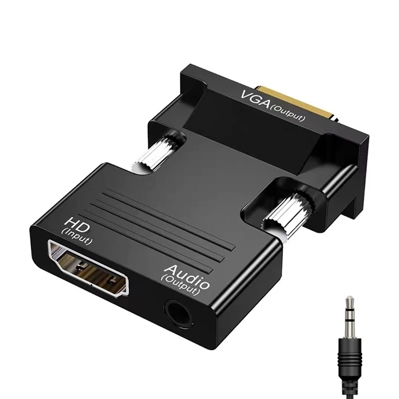HDMI-kompatibel Buchse Auf VGA Stecker Konverter Adapter mit – Bild 5