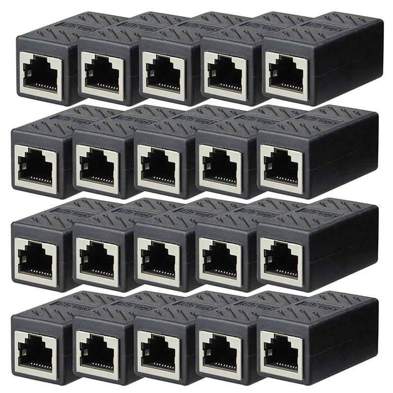 RJ45 Kupplung Buchse auf Buchse für Cat 5e/6/7 Netzwerkkabel – Bild 3