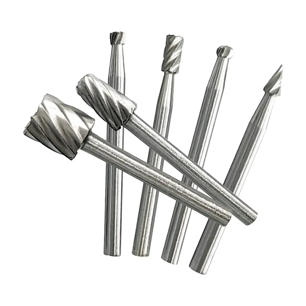 6pc High-speed Stahl Holzbearbeitung Kleine Dreh Datei – Bild 4