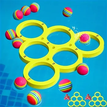 Fun Splash Weihnachtsfeier, Sport, schwimmendes Duschspielspielzeug - langlebiges EVA-Material, zufällige