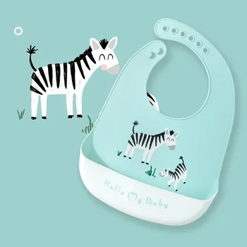 Wasserdichte Baby-Lätzchen, Babyartikel, niedliche Cartoon-Tiermotive, bedruckte Kinder-Lätzchen, für Mädchen