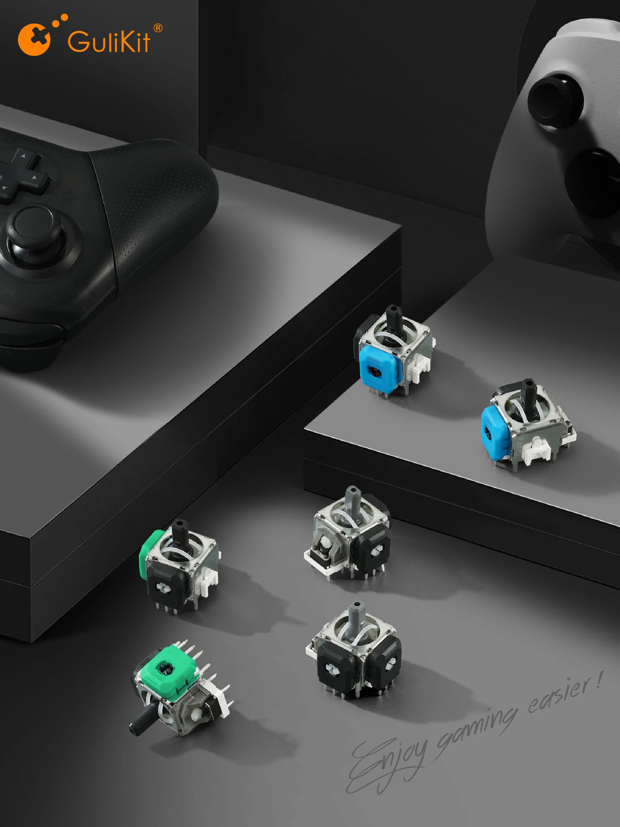 GuliKit Anti-Drift TMR Joystick für PS4 Xbox Series Gamepad – Bild 6