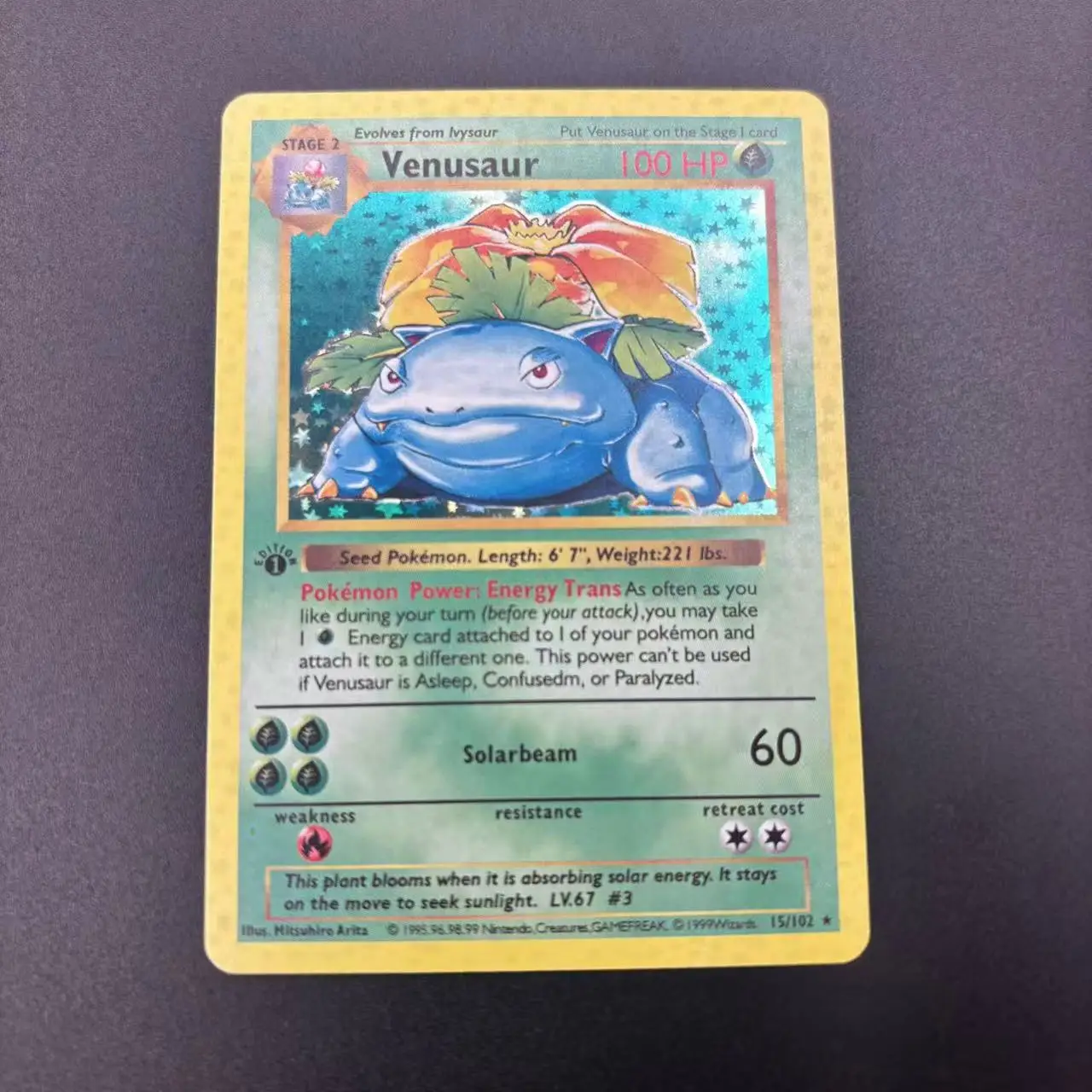 DIY PTCG-Sammelkarten 1999 1. Auflage CHARIZARD VENUSAUR – Bild 5