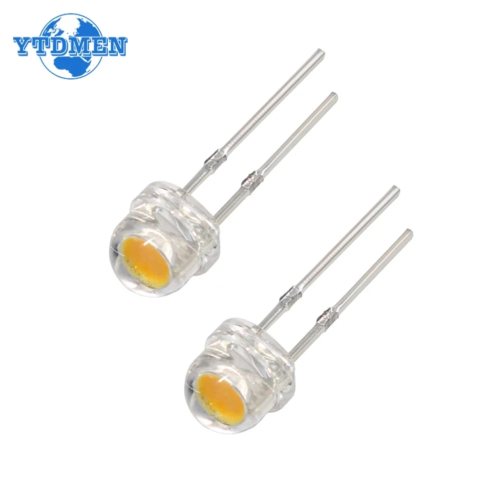 100 Stück LED-Diode F5 Superheller Strohhut LED 5 mm – Bild 5