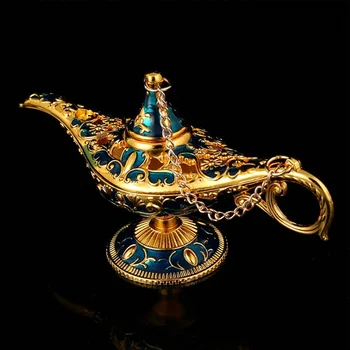 Aladdin-Lampe Tischdekoration Ornament für Wohnzimmer Arbeitszimmer Schlafzimmer Dekoration Feiertagsgeschenk