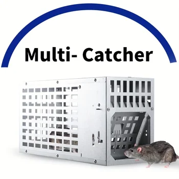 Multi-Catch Nagetier-Mausefalle, Rattenfalle, Käfig, Schädlingsbekämpfung - alle Mäuse und Ratte können