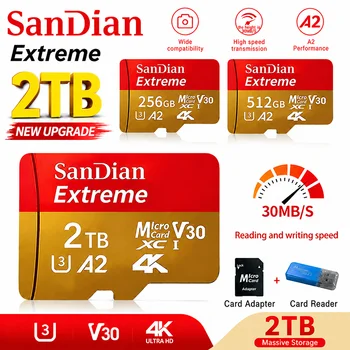 1 TB Speicherkarte, Flash-Karten, zuverlässige Micro-TF-Karte, SD-Speicherkarte mit hoher Geschwindigkeit