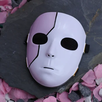 Sally Gesichtsmaske Cosplay Spiel Anime Sal Fisher Vollgesichts-Unisex-Masken Halloween Karneval Dress Up