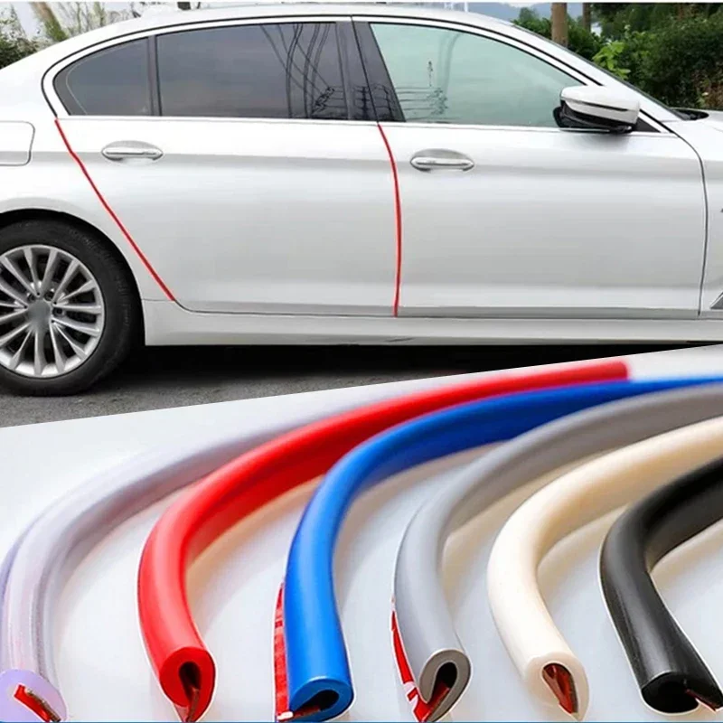 5M Transparente Autotürkante PVC Kratzschutzstreifen Auto – Bild 3