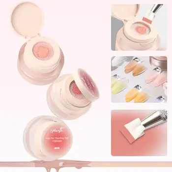 Nail Art Gel mit Farbverlauf, Hochglanz, langlebig, kratzfest, verstellbare Penetration, langsame