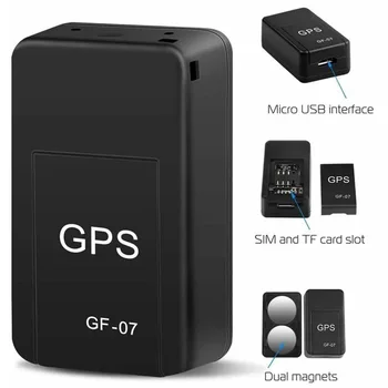 Mini Magnetic GF-07 GPS CarTracker Echtzeit-Tracking Anti Mount SIM Nachricht Positionierer Echtzeit Fahrzeug