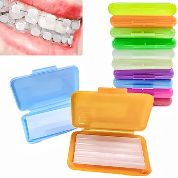 10 box Dental Kieferorthopädische Relief Wachs Für Zahnspangen Zahnfleisch Reizung Zähne Bleaching Werkzeug