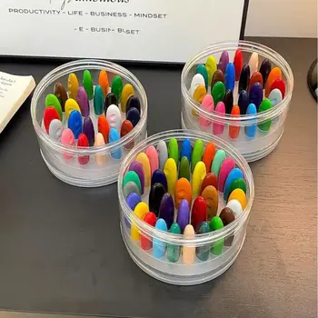 12/24/36 Farben Kinder nicht schmutzige Hände Plastiks tift Set kreative Mal werkzeuge Erdnuss geformt wasch