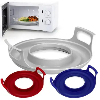 Anti-verformte Mikrowelle Platte Tablett Hause Kochen Liefert PP Mikrowelle Platten Halter Für Schüsseln