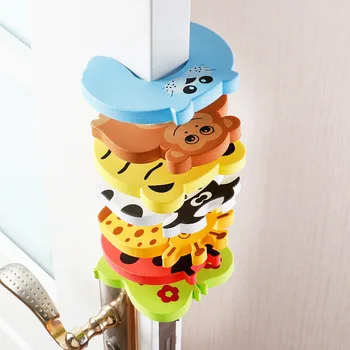 Baby Sicherheit Tür Stopper für Neugeborene Möbel Schutz Anti-prise Hand Nette Tier Pflege Kind Lock finger